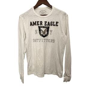VTG Y2K American Eagle Muscle Tee Size XS Athletic Fit Stitched Logo